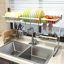 I see them in pinterest but haven't found a place to order them, and couldn't afford to buy one anyway. Amazon Com Over Sink 24 40 Dish Drying Rack 2 Cutlery Holders Drainer Shelf For Kitchen Supplies Storage Counter Organizer Stainless Steel Display Kitchen Space Save Must Have 24 Sink Size 40inch Silver Kitchen Dining