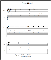 Free pdf downloads for alto or soprano recorders. Guitar Tabs For Beginners Pizza Please Hot Cross Buns