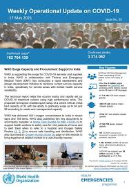 June 10, 2021 at 3:00 p.m. Weekly Operational Update On Covid 19 17 May 2021