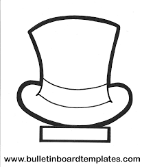 Snowman Top Hat Templates Snowman Hat Pattern Hat Template Snowman Hat Template