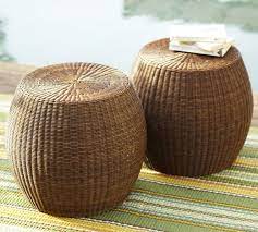 3.8 из 5 звездоч., исходя из 4 оценки(ок) товара(4). Palmetto All Weather Wicker Outdoor Side Table Honey Pottery Barn