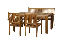Mahlzeiten an der frischen luft. Florasun Gartenmobel Set Nature 2 Sessel 1 Bank 1 Tisch