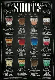 Black And Blue Drink Menu Shots Menu Design Drinks Alcohol Recipes Alcohol Drink Recipes Drinks