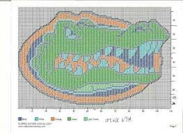 The search of embroidery patterns, cross. Florida Gators Logo By Jody Wall Hanging Canvas Patterns Plastic Canvas Patterns Football Canvas