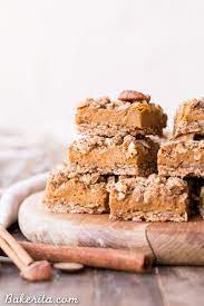 Diabetic chocolate chip pumpkin bars. Pumpkin Pie Crumb Bars Gluten Free Vegan