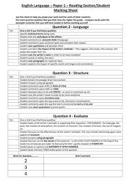 Section a 4 questions time 1 hour. Free Resource Aqa Gcse Language Paper 1 City Of The Beasts Assessment Exercises Teaching Resources Aqa Gcse English Language Gcse English Language Aqa English Language