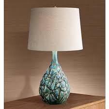 Kalea Blue Green Floral Ceramic Table Lamp 8j230 Lamps Plus Ceramic Table Lamps Lamp Table Lamp
