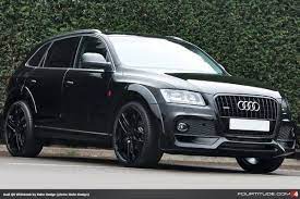 Kahn Design Builds Black Q5 Wide Track Fourtitude Com Audi Q5 Audi Audi Q7 Black