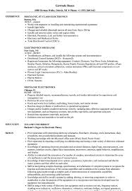 This example shows how you can provide a complete picture. Electronics Mechanic Resume Samples Velvet Jobs