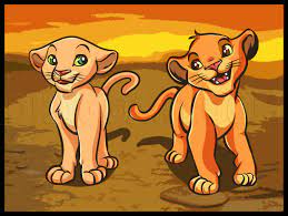 How To Draw Simba And Nala Step By Step Drawing Guide By Dawn Dragoart Com Page 3, row five, 2nd picture: how to draw simba and nala step by