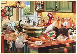 Millions of free jigsaw puzzles created by a large community. Buy Jigsaw Puzzles 1000 Piece For Adults Teens And Adults Cat Kitchen 1000 Piece Puzzle Kids Challenge Puzzle Educational Game Toys Gift For Home Wall Decoration Online In Hungary B0949565mw