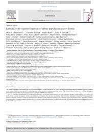 If you are a moderator please see our troubleshooting guide. Pdf Genome Wide Sequence Analyses Of Ethnic Populations Across Russia
