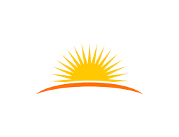 Sun Logo Graphic By Meisuseno Creative Fabrica Sun Logo Sunrise Logo Sunshine Logo