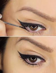 Perfecting the look of a winged liner can take time, but the more you practice the easier it will become. How To Apply Liquid Eyeliner Perfectly Beginner S Tutorial With Pictures