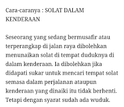 Salut buat bang chand kelpin calon manten 2019 meskipun di kereta tetep ga lupain sholatnya. Tini On Twitter Ni Ada Orang Share Cara Solat Dalam Kereta