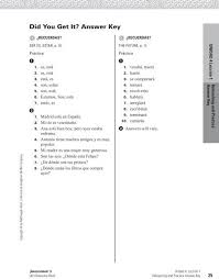 Avancemos 3 Unit Resource Book Answers Unidad 1 Leccion 1 Laskoom 1 match the spanish words with their correct english translation.
