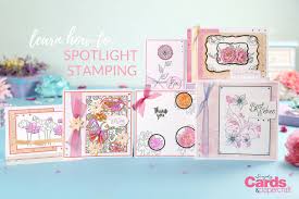 Cardmaking 101 with stephanie barnard. Spotlight Stamping Learn A New Cardmaking Technique Today
