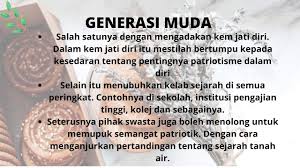 Dewasa ini, golongan remaja dikatakan kurang mempunyai semangat patriotik. Cara Memupuk Semangat Patriotik Mahasiswauitmpatriotik Kokurikulumuitm Pusatkouitm Youtube