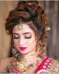 Pin By Humych On Pakistani Bridal Makeup Bridal Hair Buns Bridal Hairstyle Indian Wedding Simple Wedding Hairstyles