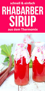 Rhabarber Sirup Hexenkuche De Rezept Rhabarbersirup Rhabarbersirup Thermomix Rhabarbersirup Rezept