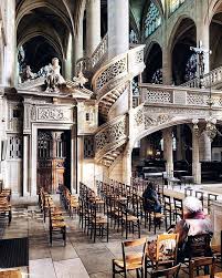 The Saint Etienne Du Mont Church Located On The Montagne Sainte Genevieve Near The Pantheon Photo B
