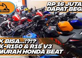 Check spelling or type a new query. Video Showroom Motor Sport Bekas Murah Yamaha R15 Dan Gsx R150 Seharga Honda Beat Motorseken Gridoto Com