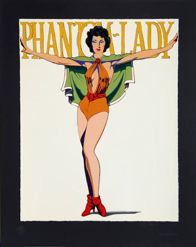 Phantom-Lady (Black) | Mel Ramos | RoGallery