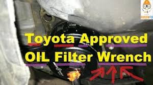 The generic specification of a prius oil filter wrench won't work. Toyota Oil Filter Wrench In Action Great Quality Shop Rated Lexus Oil Filter Wrench Youtube
