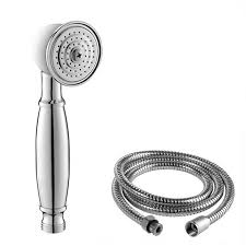 Maybe you would like to learn more about one of these? Enki Eh002 Traditional Victorian Solid Chrome Brass Hand Shower Head Hose Kit House Of Enki