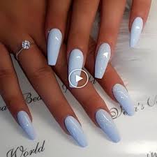 Summer Nail Designs 2019 15 Best Summer Nail Colors And Trends Nail Detect Coffin Shape Nails Blue Acrylic Nails Coffin Nails Long