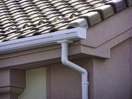 Gutter installation and drainage support to protect roof edges