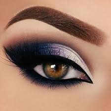 Black And Silver Eye Makeup Pretty Dark Silver Midnight Navy Blue Makeup Smokey Eye Brows Eyebrows Gorgeous Beautiful Pro Professional Cool Dram Blue Makeup Blue Dress Makeup Dress Makeup