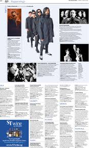 The sunday times, first published: Happenings Gigs Life News Top Stories The Straits Times