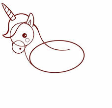 Dessiner Une Licorne Facile Etape 4 Dessin Licorne Comment Dessiner Une Licorne Dessin Licorne Facile