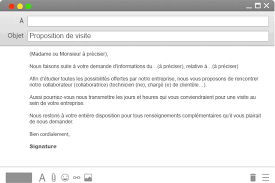 Lettre Type De Proposition De Visite Apres Demande D Information