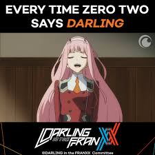 The number one million consists of six zeros. Crunchyroll Every Time Zero Two Says Darling Facebook