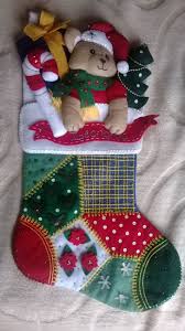 Imágenes y fondos de ositos 9. Bota Navidena Osito Fieltro Navidad Navideno Botas Navidenas