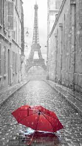 Red Umbrella Paris Street Rainy Day Eiffel Tower Iphone 5s Wallpaper Beautiful Paris Visit Paris Eiffel Tower
