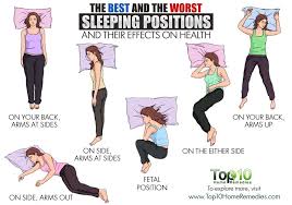 The Best And Worst Sleeping Positions And Their Effects On Health Top 10 Home Remedies Proper Sleeping Position Healthy Sleeping Positions Best Sleep Positions
