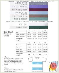 American Apparel Tri Blend T Shirt Size Chart Nils Stucki