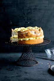 Lemon Angel Food Cake With Preserved Lemon Curd Recipe Lemon Angel Food Cake Angel Food Angel Food Cake