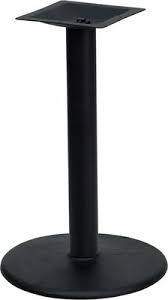 24 Round Base With 4 Dia Bar Height Column Bfhd 7bar Tdr Restaurant Table Bases Restaurant Tables Table Base