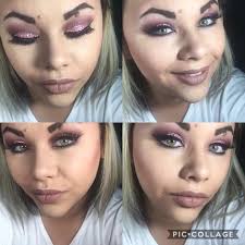 Grungy glam makeup look with cool-toned neutrals