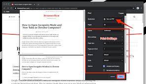 How To Print Website And Save As Pdf In Chrome Computer Computer Pdf Chrome