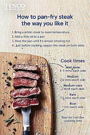 Steak Recipes Meat Recipes Tesco Real Food Tesco Real Food Steak Cooking Times Steak Recipes