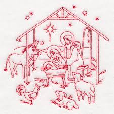Nativity digital stamp is perfect for use on handmade cards, for scrapbooking and any paper crafts. Machine Embroidery Designs At Embroidery Library Embroidery Library