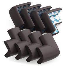 Limited time sale easy return. Amazon Com Soft Baby Proofing Corner Guards Edge Protectors Pre Taped Table Corner Protector Child Safety Furniture Bumper Sharp Corner Cushions 8 Pack Brown Baby