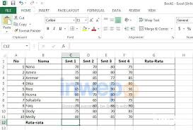 Check spelling or type a new query. Cara Cepat Menghitung Nilai Rata Rata Di Microsoft Excel 2013 Inwepo