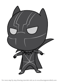 Please like, comment, and share. Learn How To Draw Chibi Black Panther Chibi Characters Step By Step Drawing Tutorials