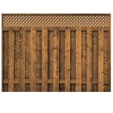 Lattice is great for growing creeping plants or blocking off your garden. Micropro Sienna Pressure Treated Wood Lattice Top Fence Panel The Home Depot Canada